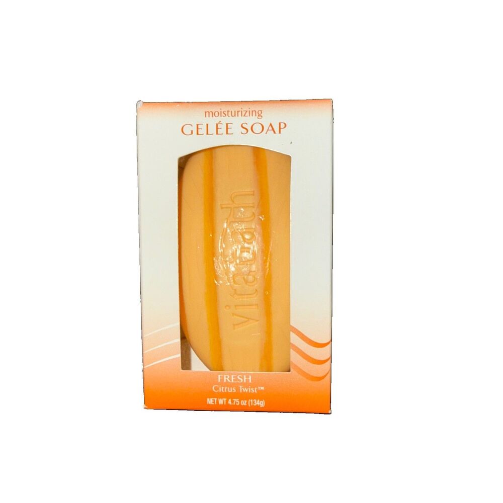Vitabath Fresh Citrus Twist Moisturizing Gelee Bar Soap 4.75oz Sealed New